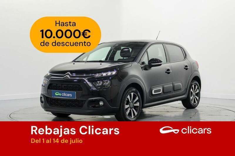 Negro Usado 2024 Citroën C3 PureTech Utilitario | 11.790 € (Super precio) - Imagen 1/4