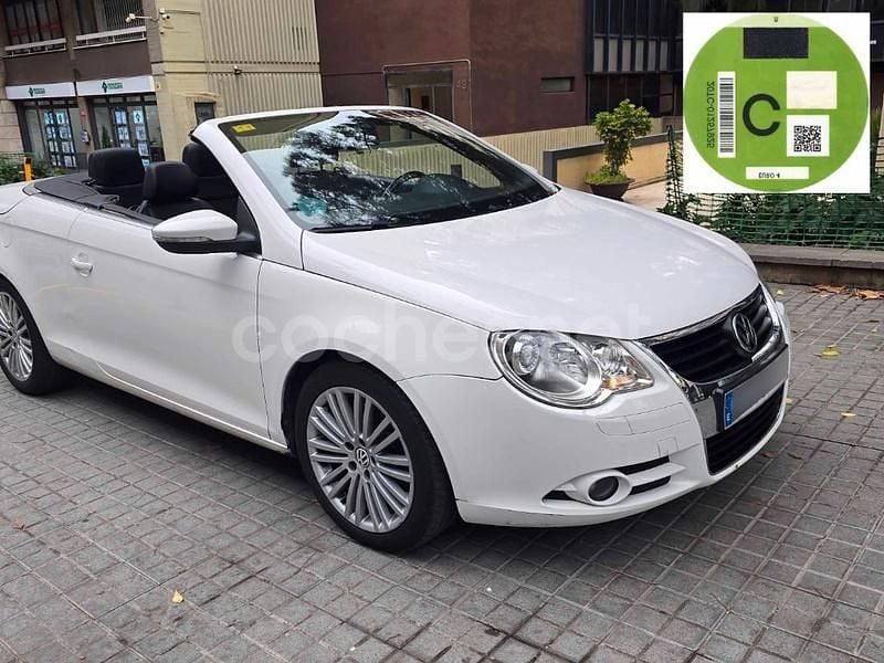 Blanco Usado 2008 VW Eos Descapotable | 7250 € (Buen precio) - Imagen 1/4