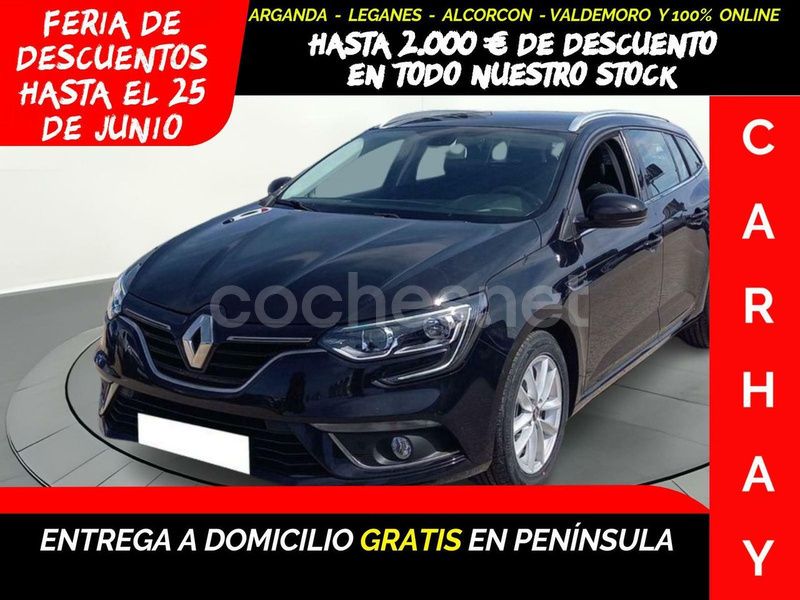 Negro Usado 2019 Renault Mégane GrandTour Business Familiar | 12.490 € (Precio justo) - Imagen 1/4