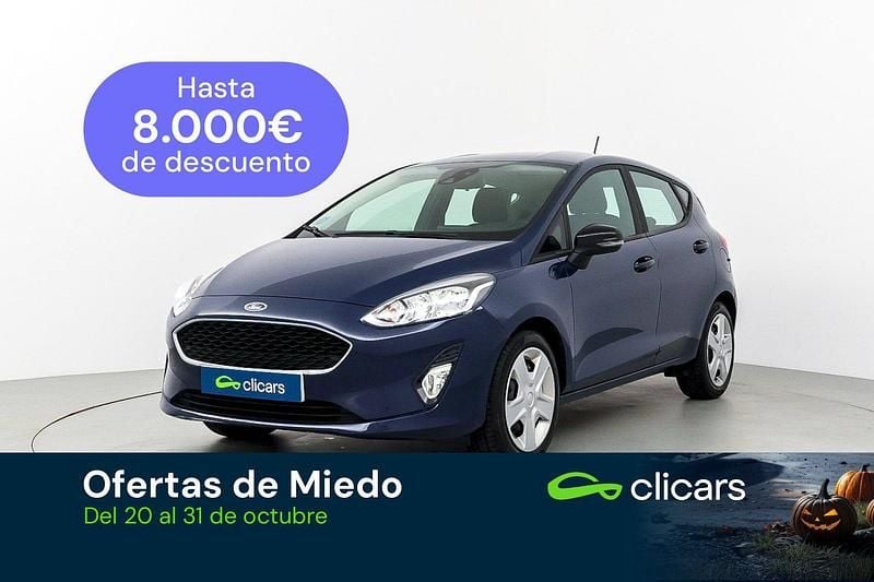Blanco Usado 2021 Ford Fiesta Trend Utilitario | 10.590 € (Precio justo) - Imagen 1/4