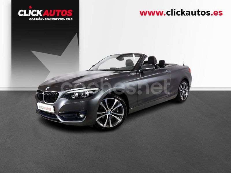 Gris / plata Usado 2021 BMW 220 Descapotable | 32.000 € (Un poco caro) - Imagen 1/4