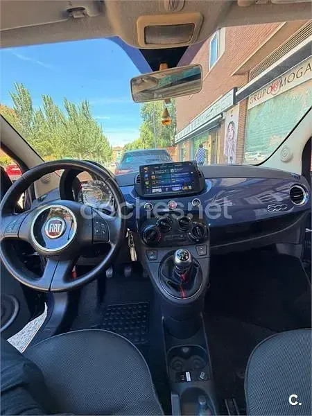 Usado Fiat 500 Lounge 69 CV (50 kW) 2013 Azul Berlina