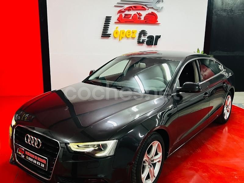 Negro Usado 2013 Audi A5 Sportback Berlina | 16.500 € (Precio justo) - Imagen 1/4
