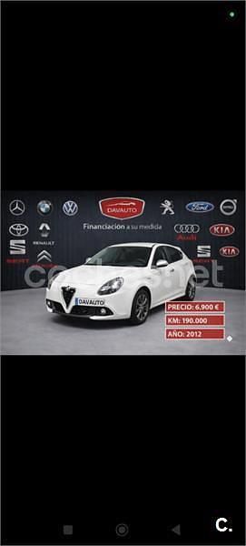 Blanco Usado 2012 Alfa Romeo Giulietta Distinctive Berlina | 6800 € (Precio justo) - Imagen 1/1