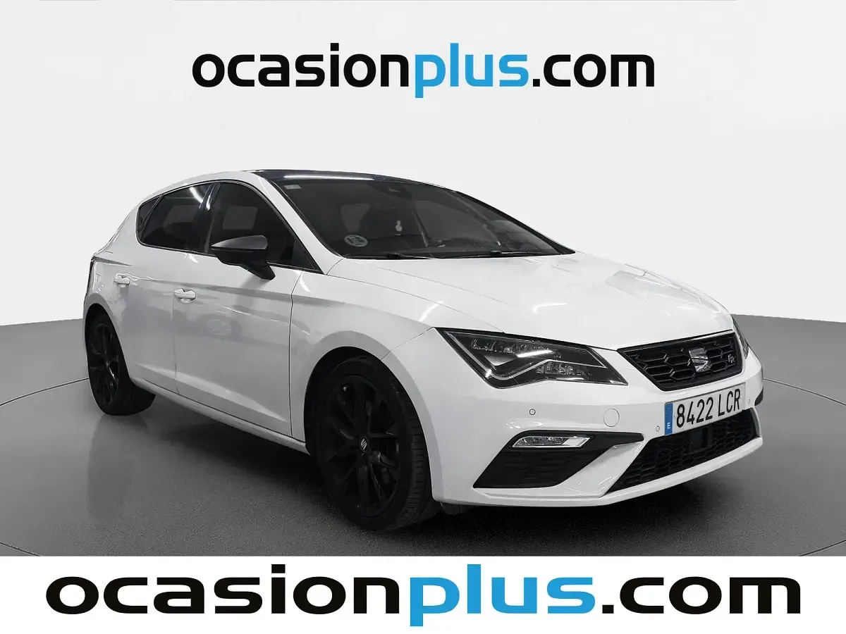 Usado Seat Leon FR 150 CV (110 kW) 2019 Blanco Utilitario