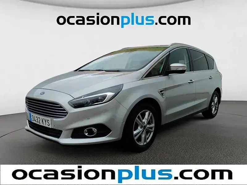 Gris plata Usado 2019 Ford S-MAX Titanium Monovolumen | 20.819 € (Precio justo) - Imagen 1/4