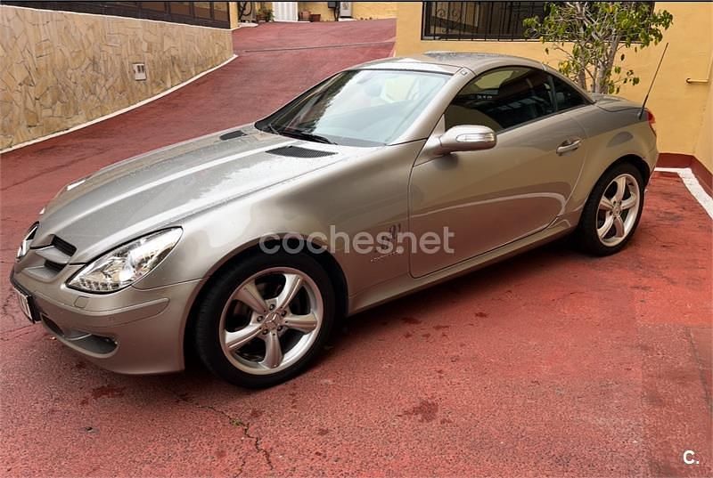 Usado Mercedes SLK200 163 CV (119 kW) 2005 Gris / plata Descapotable