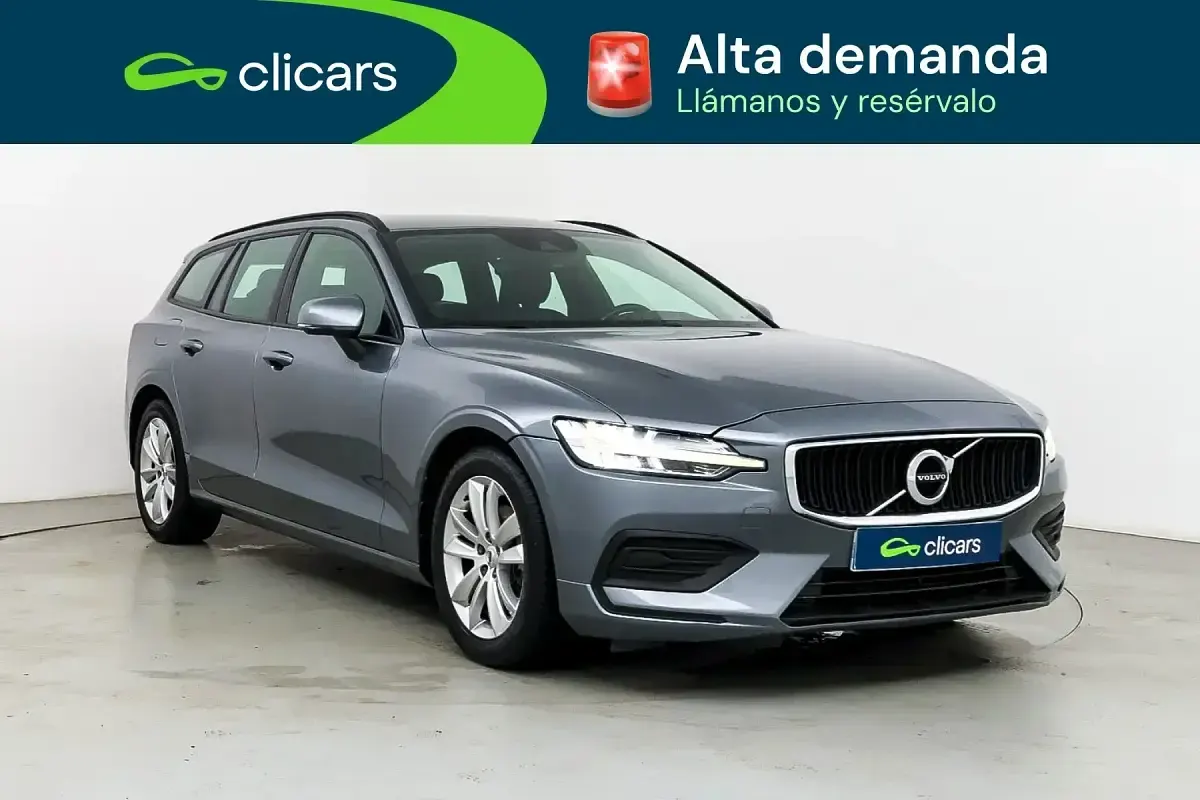 Usado Volvo V60 Momentum 150 CV (110 kW) 2019 Gris Familiar