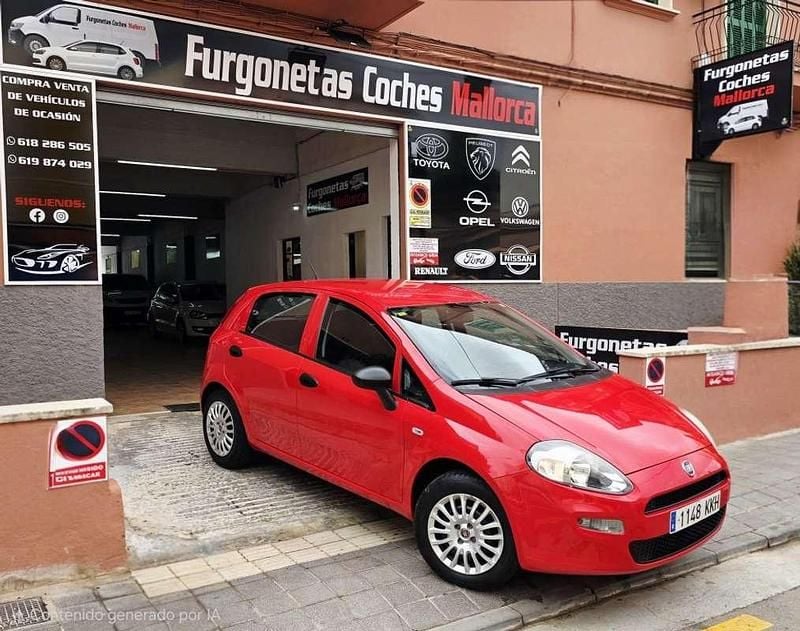 Usado Fiat Punto S 69 CV (50 kW) 2018 Rojo Utilitario