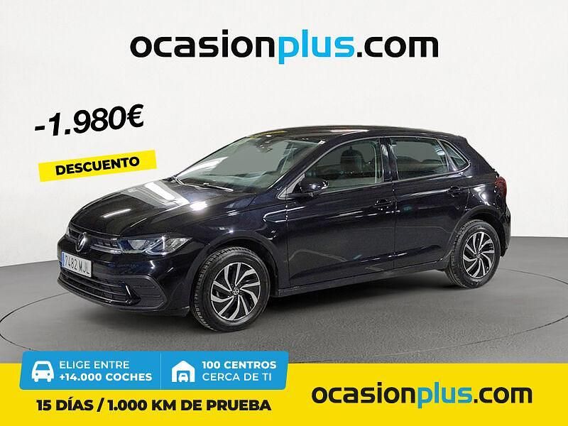 Negro Usado 2023 VW Polo Life Berlina | 17.690 € (Precio justo) - Imagen 1/4