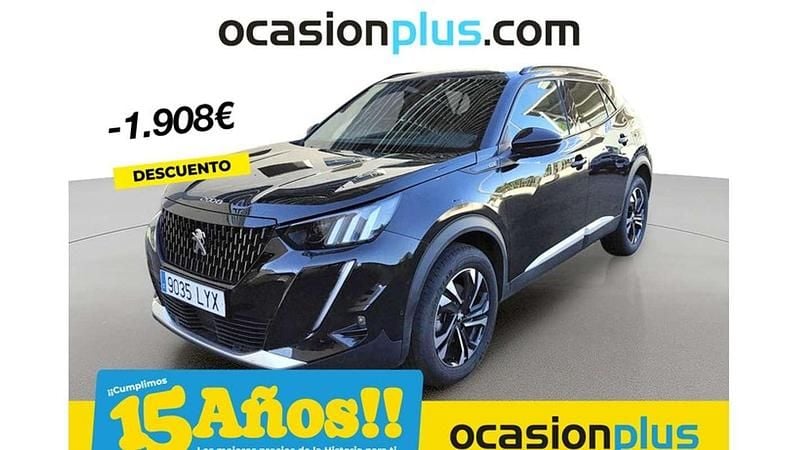 Negro Usado 2022 Peugeot 2008 GT SUV | 19.082 € (Precio justo) - Imagen 1/4