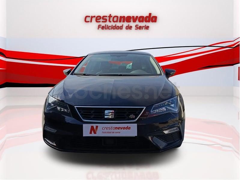 Usado Seat Leon FR 130 CV (95 kW) 2019 Negro Berlina