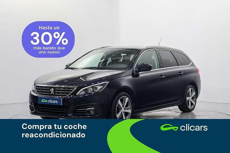 Usado Peugeot 308 SW Allure 131 CV (96 kW) 2018 Azul Familiar