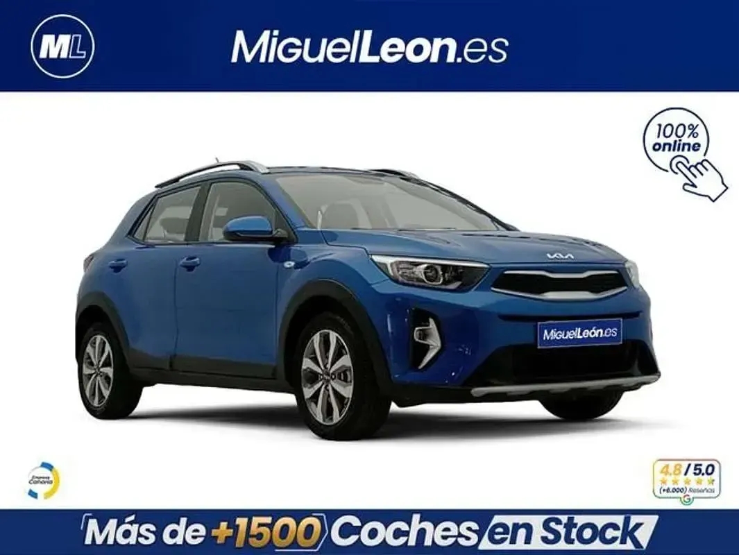 Usado Kia Stonic 84 CV (61 kW) 2022 Azul SUV