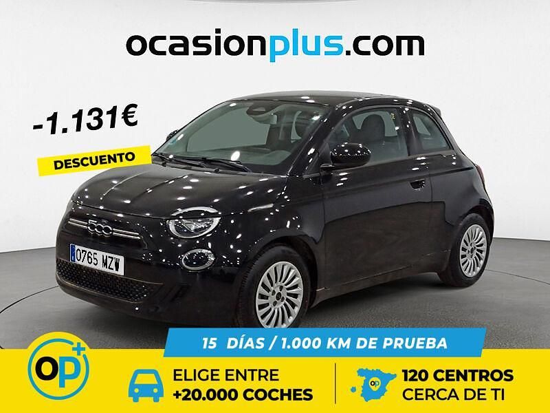 Negro Usado 2022 Fiat 500e Action Utilitario | 12.450 € (Precio justo) - Imagen 1/4