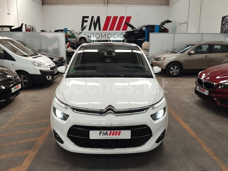 Blanco Usado 2015 Citroën C4 Picasso Intensive Monovolumen | 11.999 € (Un poco caro) - Imagen 1/4