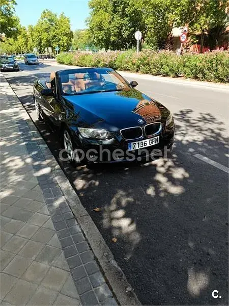Usado BMW 320 Cabriolet 170 CV (125 kW) 2008 Negro Descapotable