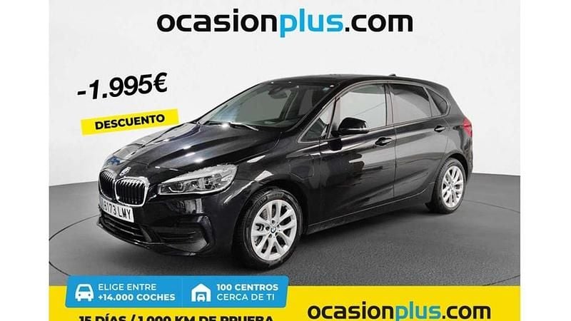 Negro Usado 2021 BMW 225 Active Tourer iPerformance Monovolumen | 19.410 € (Buen precio) - Imagen 1/4