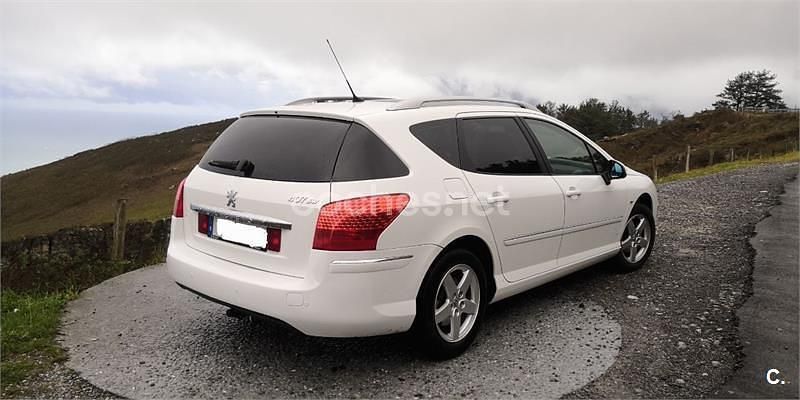 Usado Peugeot 407 Business-Line 110 CV (80 kW) 2010 Blanco Familiar
