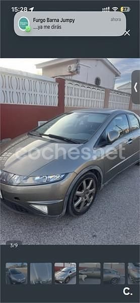 Usado Honda Civic Sport 140 CV (102 kW) 2006 Gris / plata Berlina