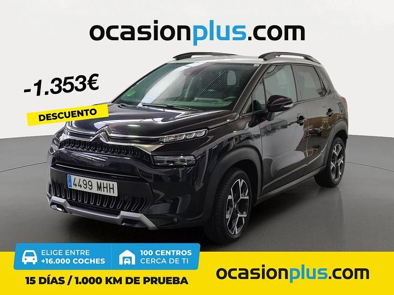 Negro Usado 2023 Citroën C3 Aircross PureTech SUV | 14.890 € (Precio justo) - Imagen 1/4