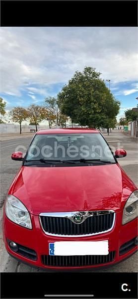 Usado Skoda Fabia Style 105 CV (77 kW) 2007 Rojo Berlina