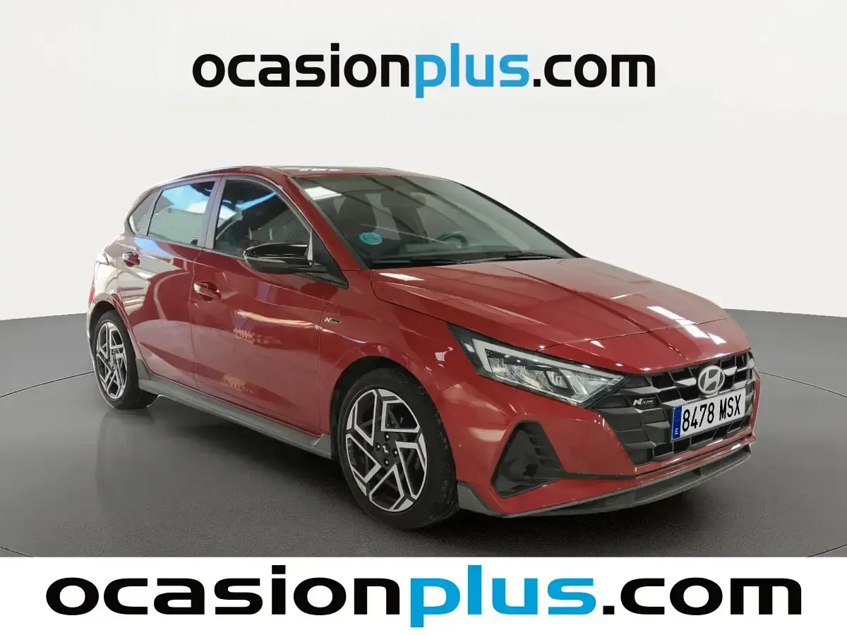 Usado Hyundai i20 N Line 79 CV (58 kW) 2024 Rojo Berlina