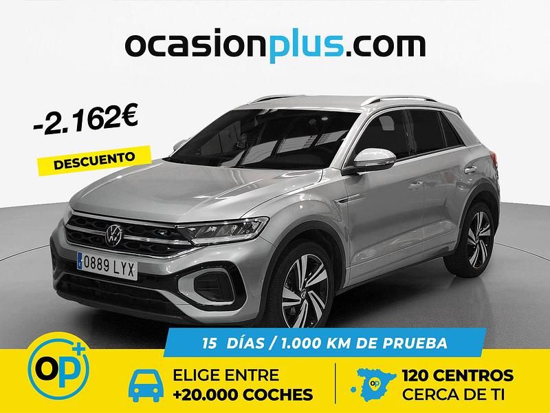 Usado VW T-Roc R-line 150 CV (110 kW) 2022 Gris SUV