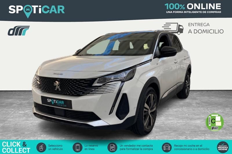 Blanco Usado 2021 Peugeot 3008 GT SUV | 22.550 € (Precio justo) - Imagen 1/4