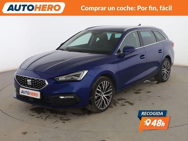 Usado Seat Leon XCELLENCE 150 CV (110 kW) 2020 Azul Familiar