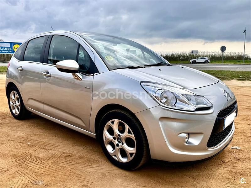 Usado Citroën C3 Exclusive 92 CV (67 kW) 2013 Gris / plata Berlina
