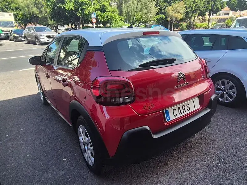 Usado Citroën C3 Feel 68 CV (50 kW) 2019 Granate Utilitario