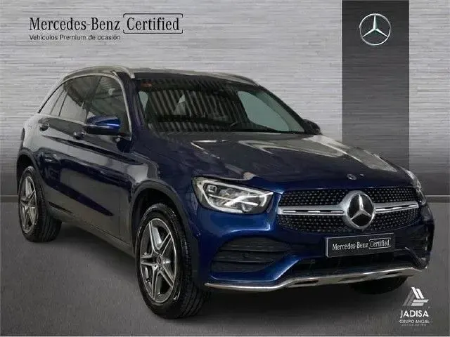 Usado Mercedes GLC300de 306 CV (225 kW) 2021 Azul brillante SUV