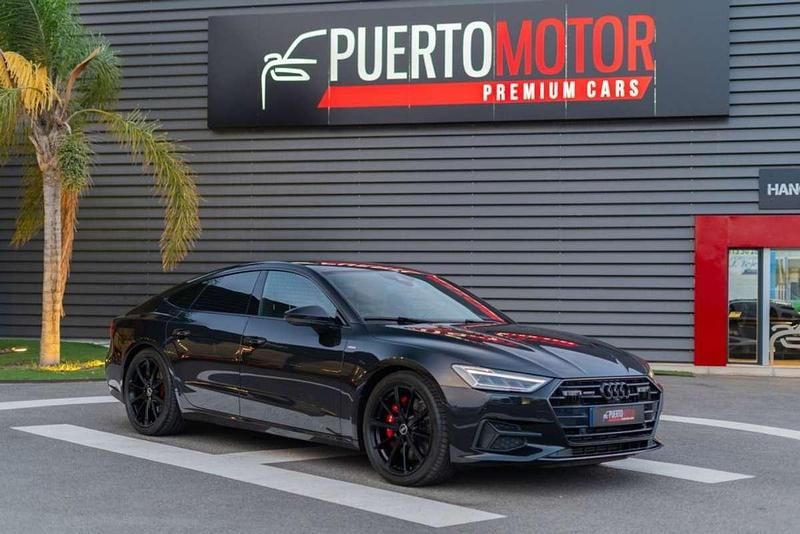 Negro Usado 2021 Audi A7 Sportback S-Line Utilitario | 47.990 € (Precio justo) - Imagen 1/4