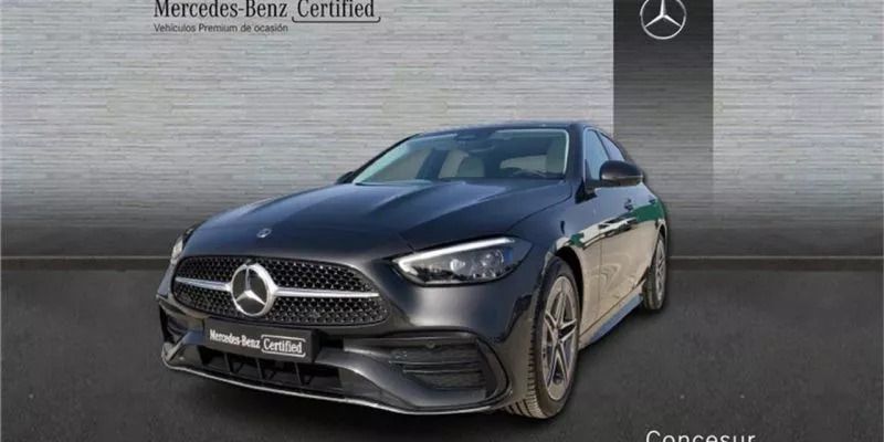 Gris Usado 2022 Mercedes C220 Berlina | 42.900 € (Precio justo) - Imagen 1/4