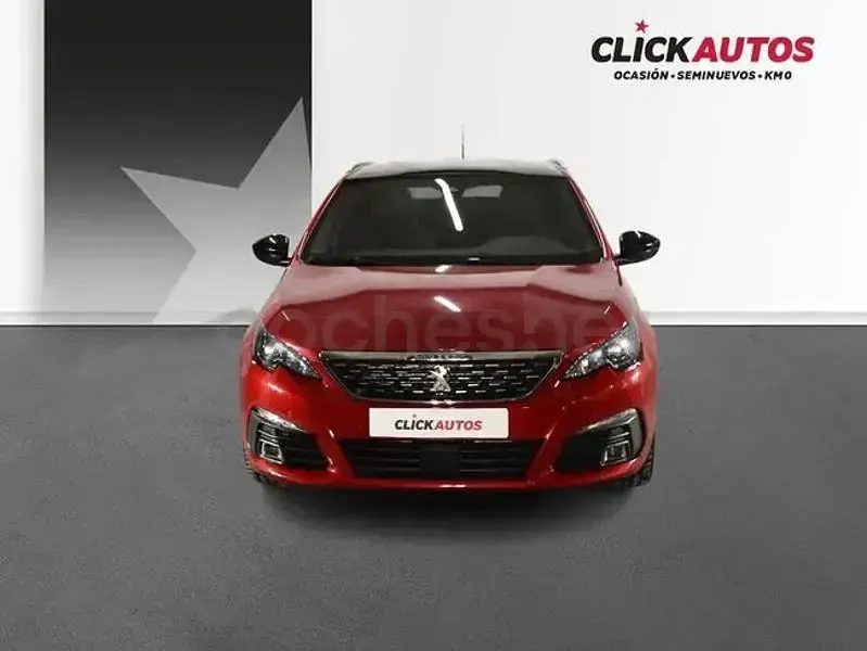 Usado Peugeot 308 SW GT 130 CV (95 kW) 2021 Rojo Familiar