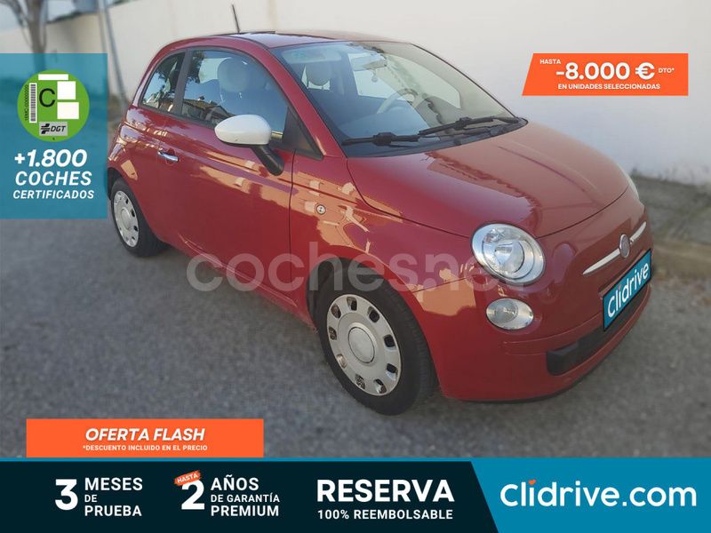 Rojo Usado 2014 Fiat 500 Berlina | 7790 € (Precio justo) - Imagen 1/3