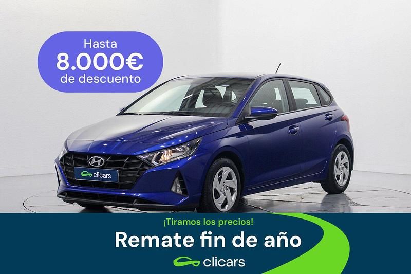 Azul Usado 2021 Hyundai i20 Berlina | 12.890 € (Precio justo) - Imagen 1/4