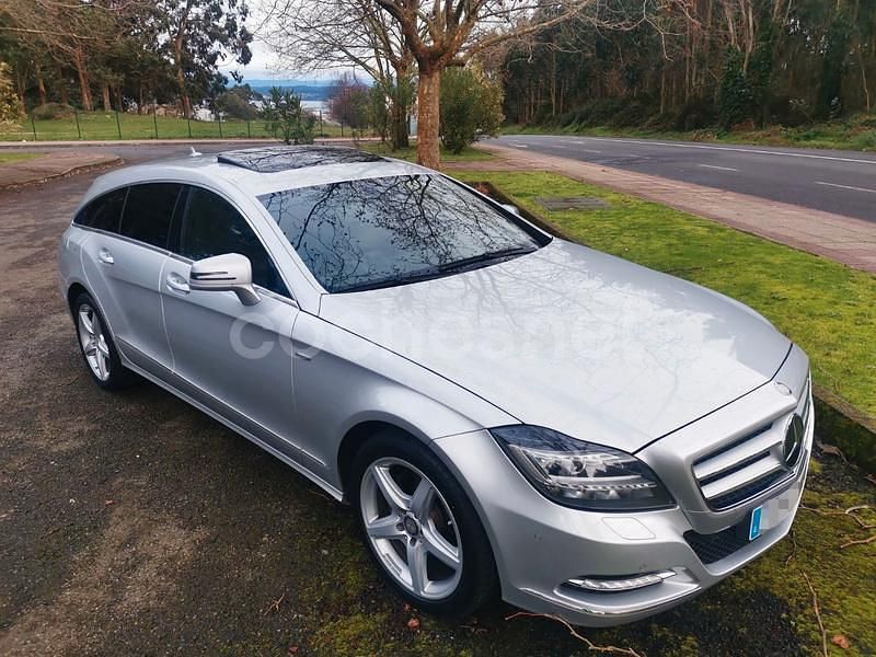 Usado Mercedes CLS350 Shooting Brake 265 CV (194 kW) 2013 Gris / plata Familiar