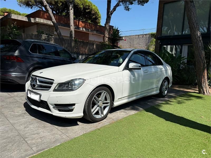 Blanco Usado 2013 Mercedes C180 Elegance Berlina | 10.200 € (Buen precio) - Imagen 1/4