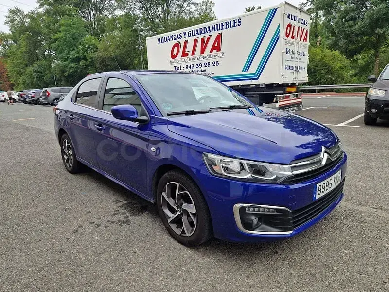 Usado Citroën C-Elysee I Shine 100 CV (73 kW) 2018 Azul Berlina
