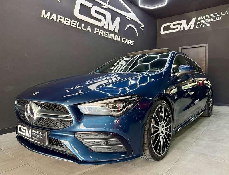 Usado Mercedes CLA45 AMG Shooting Brake AMG 306 CV (225 kW) 2022 Azul Familiar