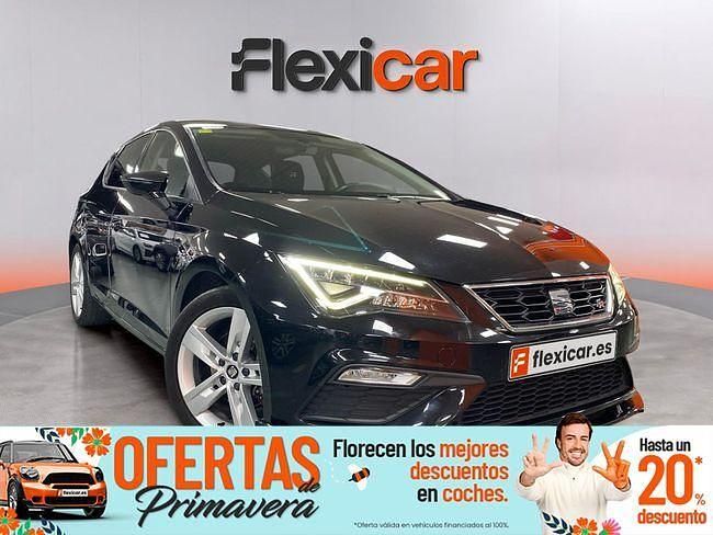 Usado Seat Leon FR 125 CV (91 kW) 2018 Negro
