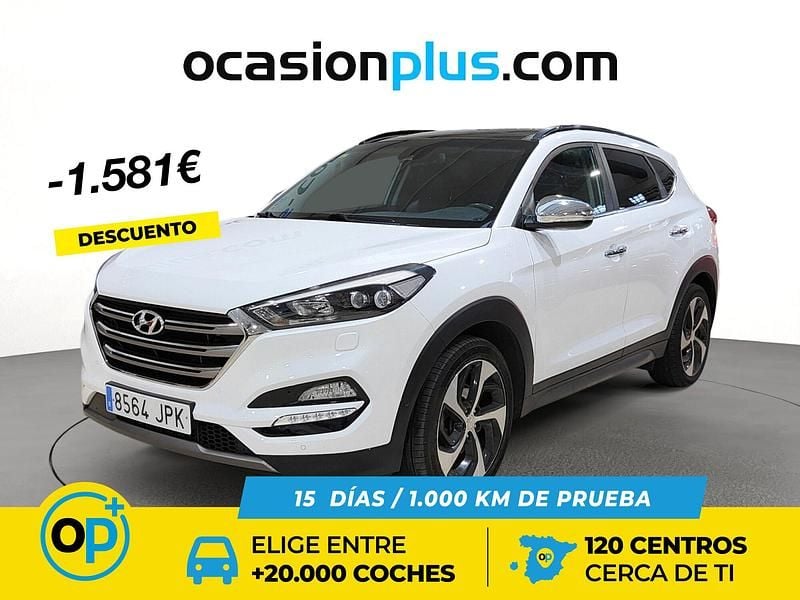 Blanco Usado 2016 Hyundai Tucson Style SUV | 19.769 € (Precio justo) - Imagen 1/4