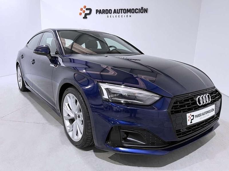 Azul Usado 2020 Audi A5 Sportback Utilitario | 27.900 € (Buen precio) - Imagen 1/4