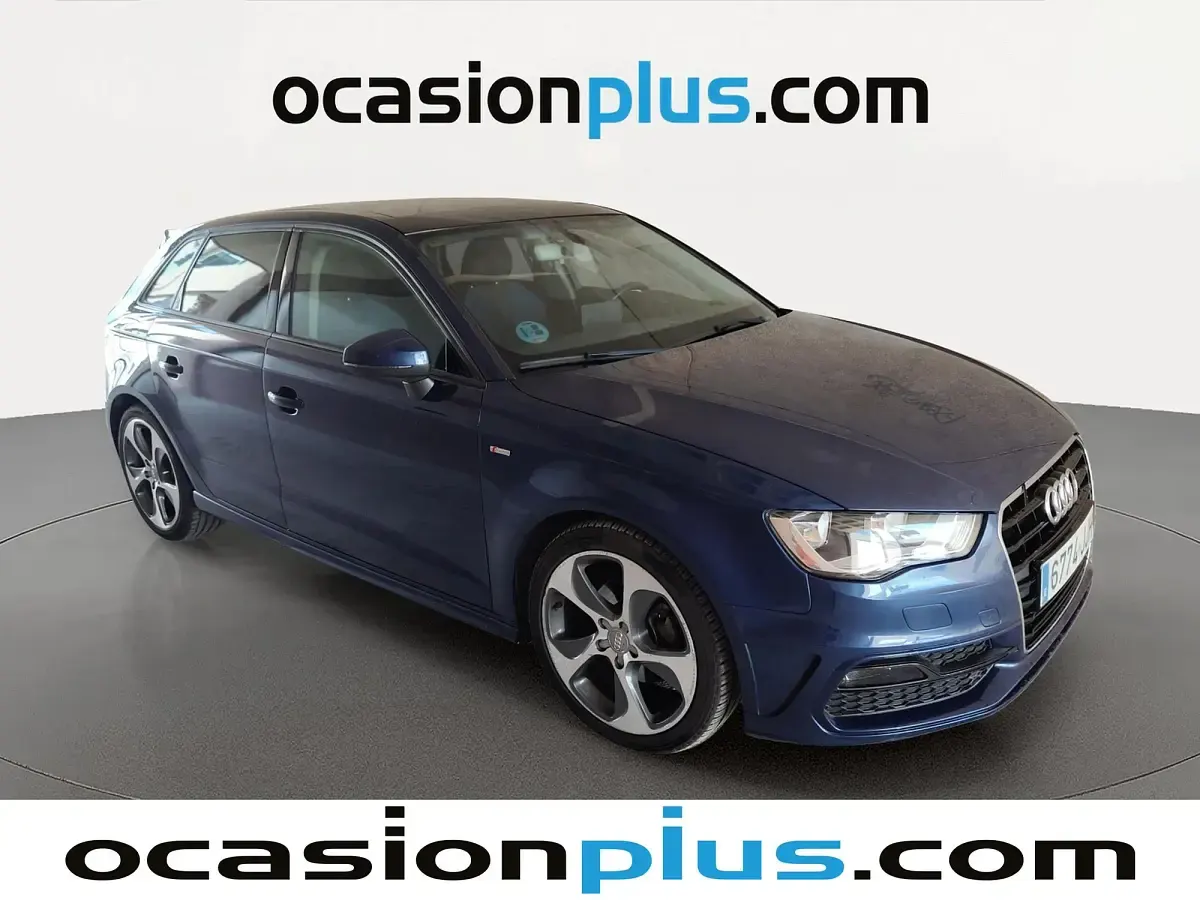 Usado Audi A3 Sportback S-Line 110 CV (80 kW) 2015 Azul Utilitario