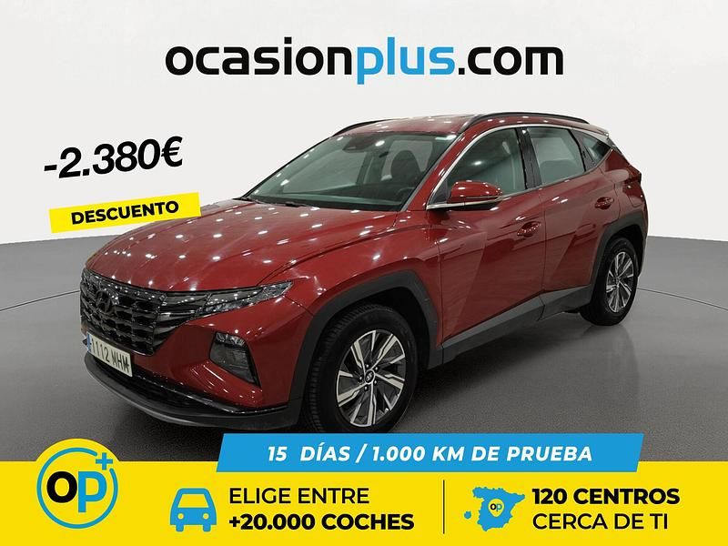 Rojo Usado 2023 Hyundai Tucson SUV | 22.450 € (Precio justo) - Imagen 1/4
