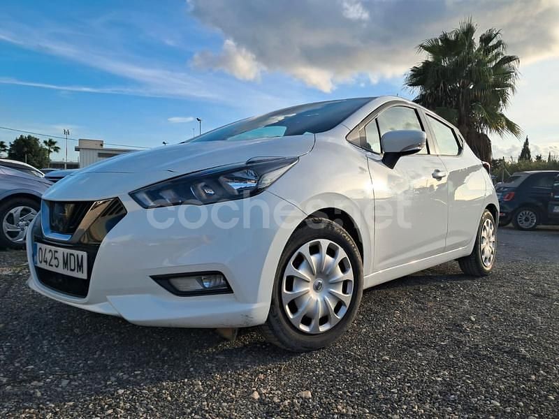 Blanco Usado 2023 Nissan Micra Acenta Berlina | 13.400 € (Precio justo) - Imagen 1/4