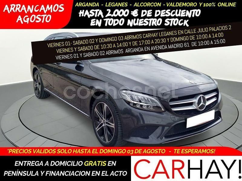 Gris / plata Usado 2020 Mercedes C300e Familiar | 25.590 € (Precio justo) - Imagen 1/4