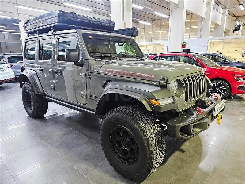 Usado Jeep Wrangler Unlimited Rubicon 270 CV (198 kW) 2019 Gris / plata SUV